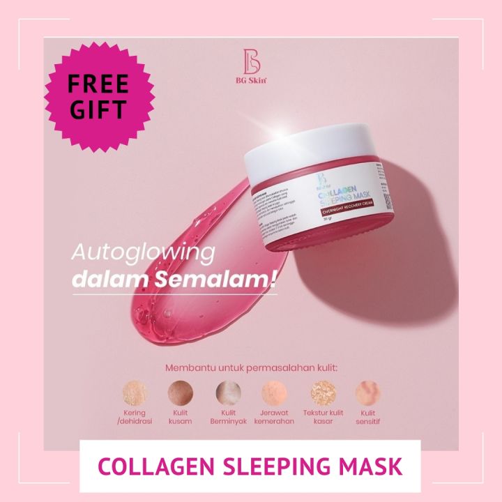 BG SKIN COLLAGEN SLEEPING MASK Lazada Indonesia