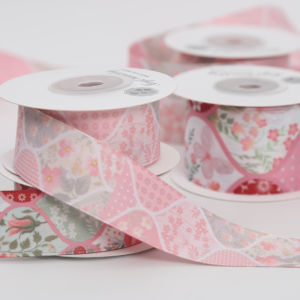 NingChu Ribbon | Polka Dot Print Poly-cotton Ribbon Bow Decorative Accessories