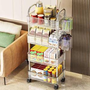 DIHUANTUO | Transparent Movable Multi-layer Storage Rack