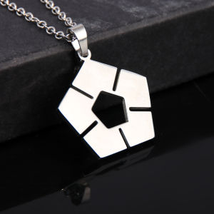 Miniso | Anime BLUE LOCK Pendant Women Soccer Sign Necklaces Woman Fashion Creative Chain Silver Color Cosplay Collier