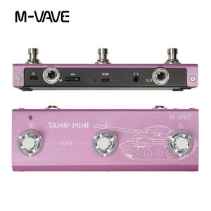 M-VAVE | M-VAVE Tank Mini Multic Effects Guitar Bass Pedal Support IR and OTG Recording Built-in Cab/Amp/Mod/FX/ Reverb Effects Delay
