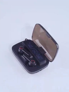 M19 TWS Wireless Bluetooth Earphones | 2000mAh LED Display Power Bank Charging Case for All Phones