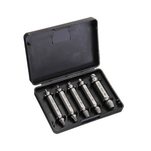 Moda 5Pcs/set Damaged Screw Extractor Remover for Stripped Head Screws Nuts & Bolts Drill Bit Tools