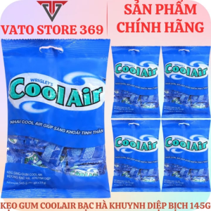Kẹo sing-gum COOL AIR hương bạc hà khuynh diệp bịch 145g