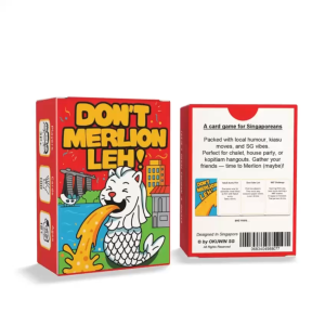 (Authentic) Dont Merlion Leh – Singaporean Drinking Card Game | Age 18+ | 3+ Players