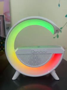 Loa Chữ G Bluetooth Kèm Sạc Không Dây 256 Màu Led Bluetooth Chữ G Thông Minh Kết Nối Điện Thoại Tích Hợp Đèn Led Sạc Không Dây