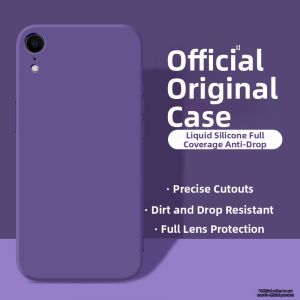 Imobile | Liquid Silicone iPhone XR Case Yellow Full Coverage Drop Protection