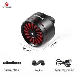 X-TIGER Bicycle Warning Tail Light Vortex-Style Warning Tail Lamps USB Charging Night Warning Light MBT Bike Accessories