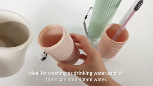 Kotak Berus Gigi Mudah Alih Toothbrush Holder Organizer Portable Travel Kit Mouthwash Cup Toothpaste Storage Cup Camping Cup Berus Gigi 旅游牙刷收纳盒