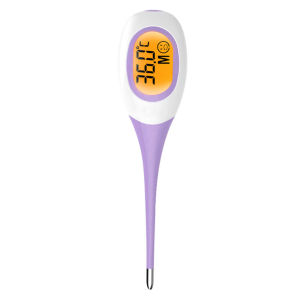 AiQUE Thermometer 8 Seconds Fast Digital Fever Measure 3 Color Backlit Medical Grade LCD 4 Digits 0.1℃ Accuracy Baby Child