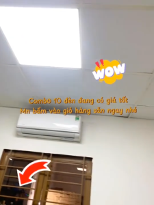 【65W】COMBO 2-3 ĐÈN LED PANEL 50W 60W 75W 600x600mm - Đèn Âm Trần Vuông Công Suất Cao - Bảo Hành 1 Năm - Ánh Sáng Trắng