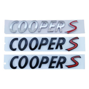 For MINI COOPER S emblem COOPERS letter logo Rear badge Back trunk sticke Car modified accessories