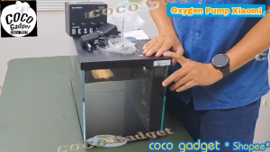 [มีประกัน-คนไทยขาย-อุปกรณ์ตู้ปลา-For Xiaomi FishTank]ปั๊มออกซิเจนตรงรุ่น สำหรับตู้ปลาเสียวหมี่(เสริมเพิ่ม Silent Oxygen)