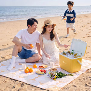 MOBI GARDEN Camping Cooler Box 6L/15L Ice Box Food Storage Insulated Cooler Keep Cold Warm Fresh