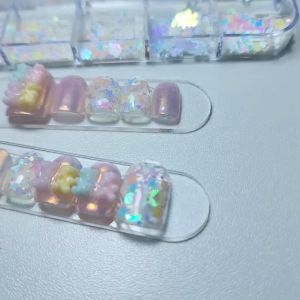 กลิตเตอร์ออโรร่าแต่งเล็บคละแบบ 🌈