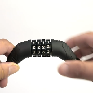 ล็อคจักรยาน ตัวล็อคจักรยาน กันขโมย 2 คีย์ โซ่สลิง โซ่ล็อคจักรยาน สายล็อครหัส4/5ตัว จักรยานถนนล็อค