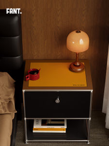 Moka Mousse Bedroom Nightstand Cover Cloth Waterproof Dustproof Washless Stain Resistant Tabletop Protection Pad Modern Simple Style