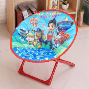 Moon Chair Lazy Chair Folding Backrest Casual Bench Kindergarten Baby Seat Childrens Furniture Soft Padded Seating for Kids