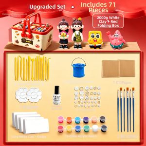 MINGZHUO | Non-toxic Modeling Clay DIY Kit Sculpting Tools Set