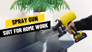 REAIM Electric Spray Gun Paint Sprayer Portable Cordless 1200ML