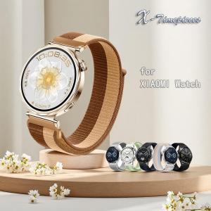 สายไนล่อน 22 มม. สำหรับนาฬิกา Xiaomi Watch S1 S2 S3 S4 & Color/Color 2 ผู้ชาย / ผู้หญิง สายลูปกีฬาสำหรับนาฬิกา Xiaomi แทนไนล่อนถักปล่อยอย่างรวดเร็ว