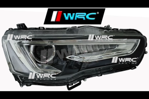 Vland Mitsubishi Lancer / Evolution X / Proton Inspira Projector Light Bar Headlamp With Signal Running + Demon Eyes