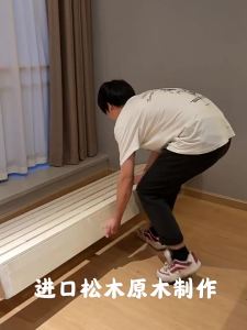 Breathable Moisture-Resistant Full Wood Tatami Platform Bed