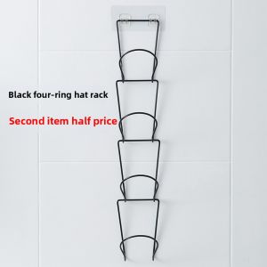 Creative Hat Storage Solution Wall-Mounted Bedroom Bag Organizer No Drilling Required Ideal Home Utility Door Back Hook