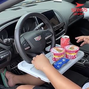 SPEEDS Meja Stir Mobil Ukuran Universal Tray Table Setir Holder Portabel Car Table Serbaguna 010-1