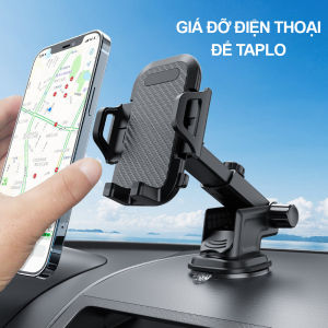 Giá đỡ điện thoại trên ô tô kẹp giữ smartphone dán để taplo dán kính xoay 360 độ chống rung chỉ dẫn hỗ trợ đi đường giá đỡ để taplo tiện lợi