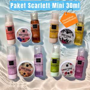 Scarlett paket hemat 30ml lengap semua varian 3 in 1 | Scarlett mini sepaket