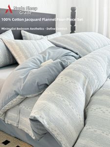Kiss Dear | Cotton Flannel Bedding Set Three-piece