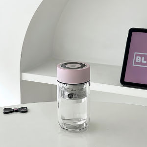 Mini Portable Double-layer High Borosilicate Heat-resistant Glass Cup 180ml