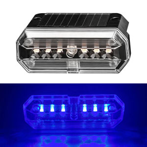 2 Cái Đèn LED Năng Lượng Mặt Trời Ô Tô Đèn Báo Hiệu Khẩn Cấp 6SMD Đèn Xi Nhan Đèn Tự Động 5V
