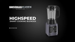 (NEW) Bossman Kaden High Speed Smart Cooking Blender BK3600 (Food Blender Food Processors Multi-function Blender)