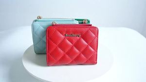 Baellerry | Baellerry Luxury Womens Short Wallet Fashion Card Holder Pure Color Coin Purse Multi-Slot Design for Credit Cards And Cash