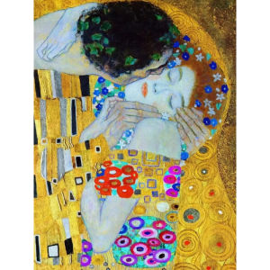 Trò Chơi Ghép Hình The Kiss Của Gustav Klimt - 500/1000/1200/2000 Mảnh Dành Cho Người Lớn - Tác Phẩm Nghệ Thuật Nổi Tiếng Trang Trí Nhà Cửa Trò Chơi Gia Đình Quà Tặng