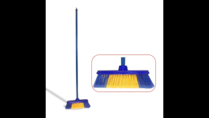 Plastic Broom Brush with Wooden Long Handle