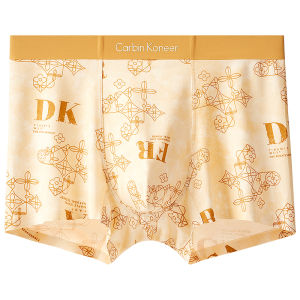 CarbinKoneer | กางเกงบ็อกเซอร์ชาย CarbinKoneer ทรงโมดอล ผ้าฝ้ายแท้ ไร้ตะเข็บ ทรงสั้น กล่องของขวัญ 2025 ใหม่ กางเกงบ็อกเซอร์ชายทรงเอวกลาง