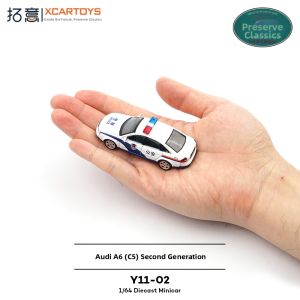 XCARTOYS | Simulation Alloy Police Car Model 1/64