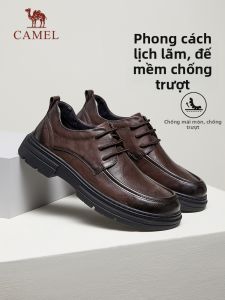 CAMEL | Giày Da Nam Công Sở Durable Đế Mềm Thuận Tiện