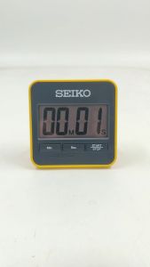 100% ORIGINAL SEIKO Digital Small Yellow Timer Stopwatch QHY001Y [Jam Randik]
