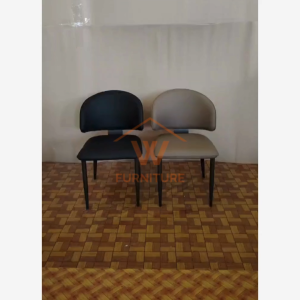 Wfurniture Anti-Scratch Leather Dining Chair Kerusi Makan Restaurant Chair餐椅 Designer Chair Cafe