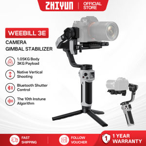 ZHIYUN CINEPEER Weebill 3E - 3-Axis Camera Gimbal Stabilizer for DSLR & Mirrorless Camera 3KG Payload Native Vertical Shooting