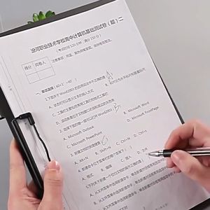 A4 PP PLASTIC HARD COVER A4 DOUBLE CLIPBOARD