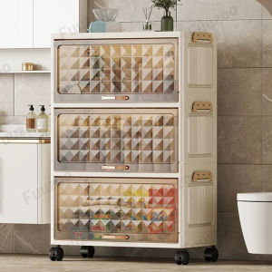 inhom L32-50cm Durabox Cabinet Drawer Flip Top Storage Plastic Wardrobe For Toy Clothes Home Organizer