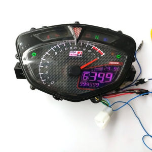 FULL CHOP UMA RACING DIGITAL METER FOR HONDA EX5 | YAMAHA LC135 V1 |Yamaha LC135 Meter V2-V5 PNP Motorcycle Speedometer LCD Digital 7 colour