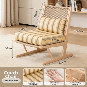 MEIDIHUAFU | Single Person Retro European Style Lounge Chair