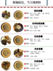 Anxiolytic Sleep Aid Herbal Medicine Sachet Car Freshener Indoor Embroidery Revitalizing Chinese Traditional Style Pouch