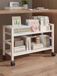 Movable Book Shelf Rack Cabinet Movable Book Shelf Rack Storage Movable Book Shelf Rack Cabinet Public Room Data Cabinet Children with Wheels Trolley 书架
